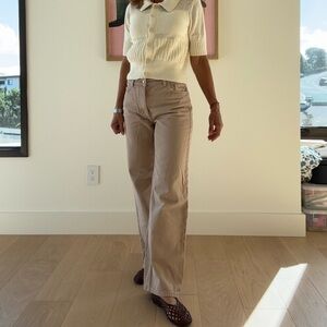 Women's Boyfriend Jeans in Tan